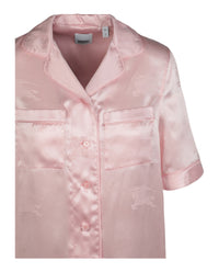 Burberry Womens EKD Jacquard Silk Shirt