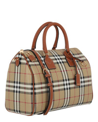 Burberry Womens Medium Check Bowling Bag