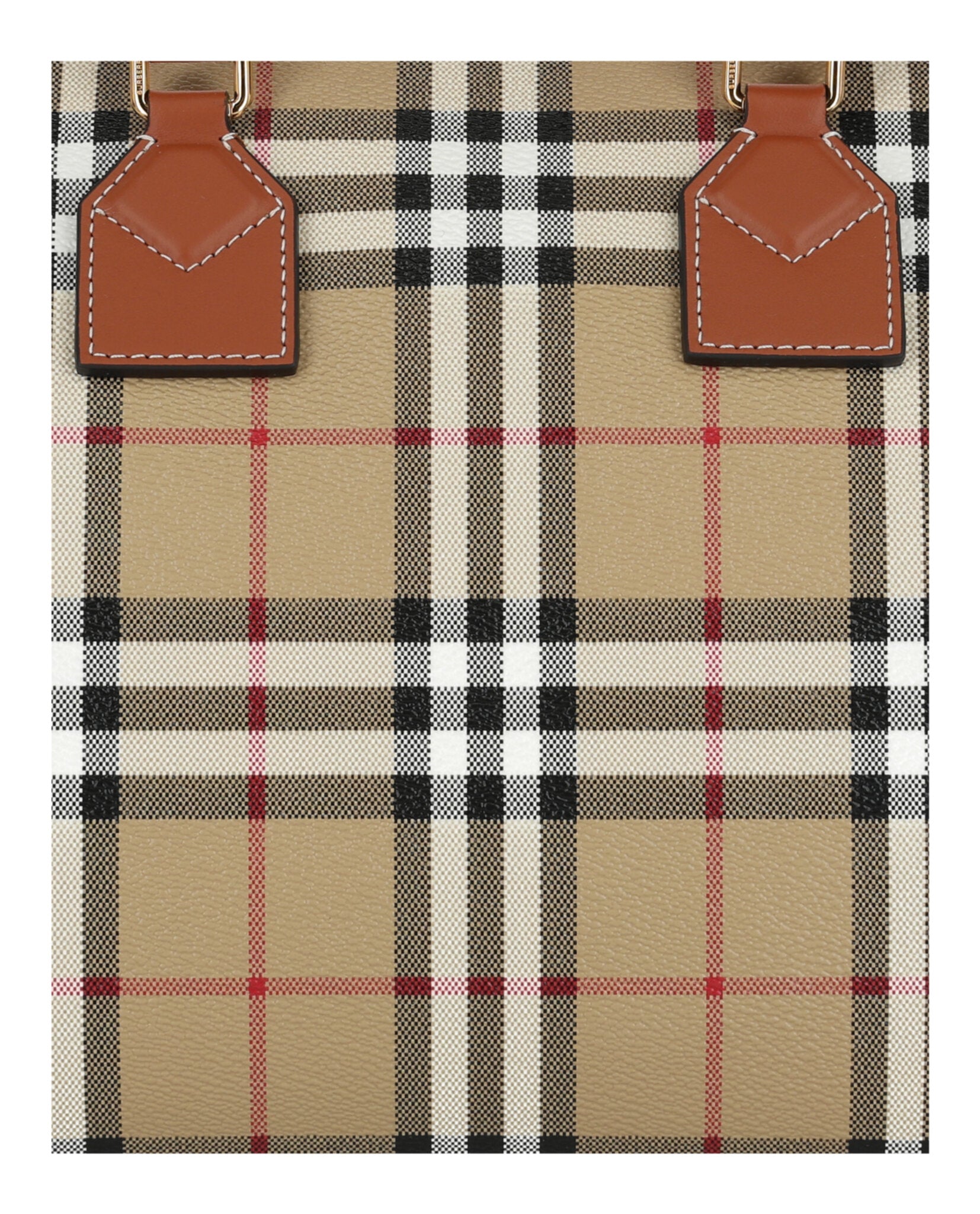 Burberry Womens Medium Check Bowling Bag