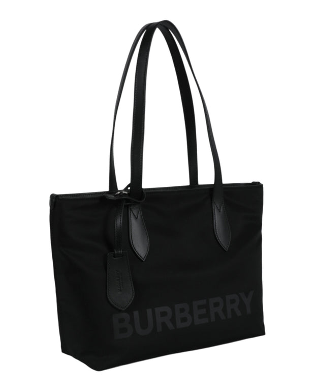 Burberry Womens Logo Nylon Tote Bag
