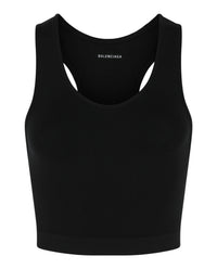 Balenciaga Womens Seamless Crop Top