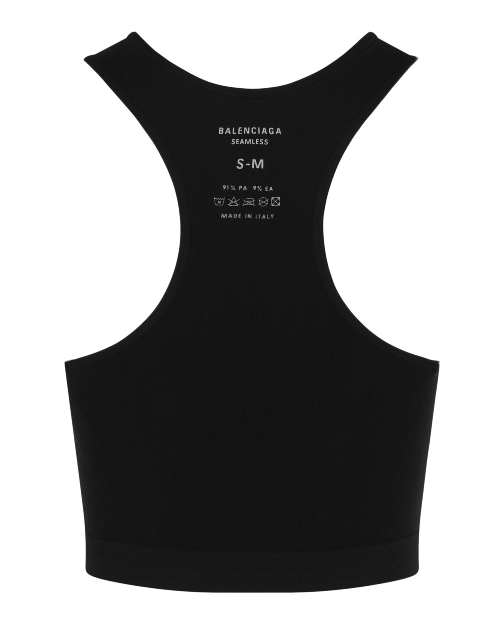 Balenciaga Womens Seamless Crop Top