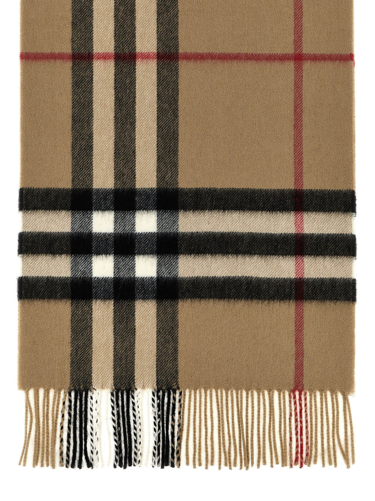 BURBERRY Burberry Men Check Cashmere Scarf