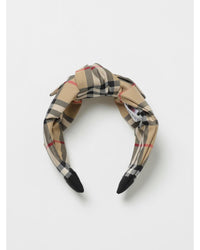 Burberry Knotted Headband Hair Accessory Kids Beige Hairbands