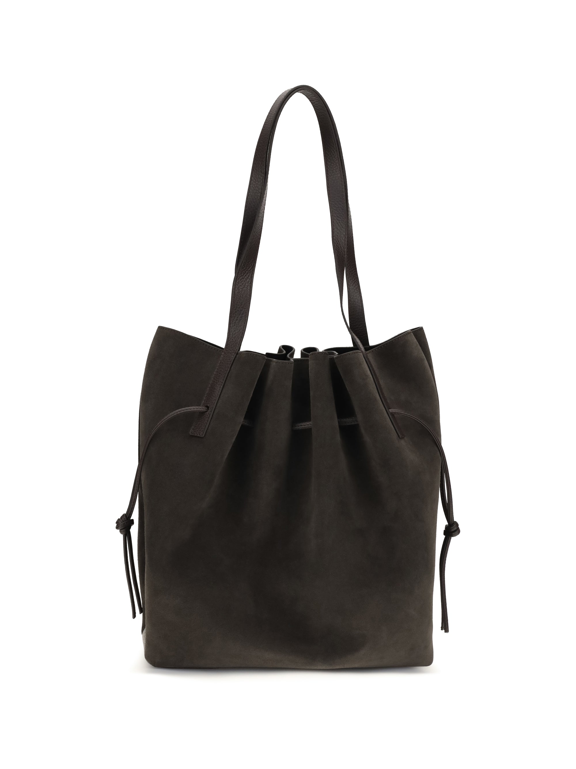 YUZEFI Yuzefi Women Scallop Suede Shoulder Bag