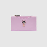 Gucci Beige GG Supreme Canvas Mystic Cat Compact Wallet