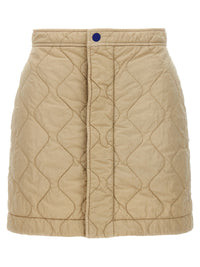 Burberry Women Quilted Nylon Skirt