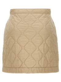 Burberry Women Quilted Nylon Skirt