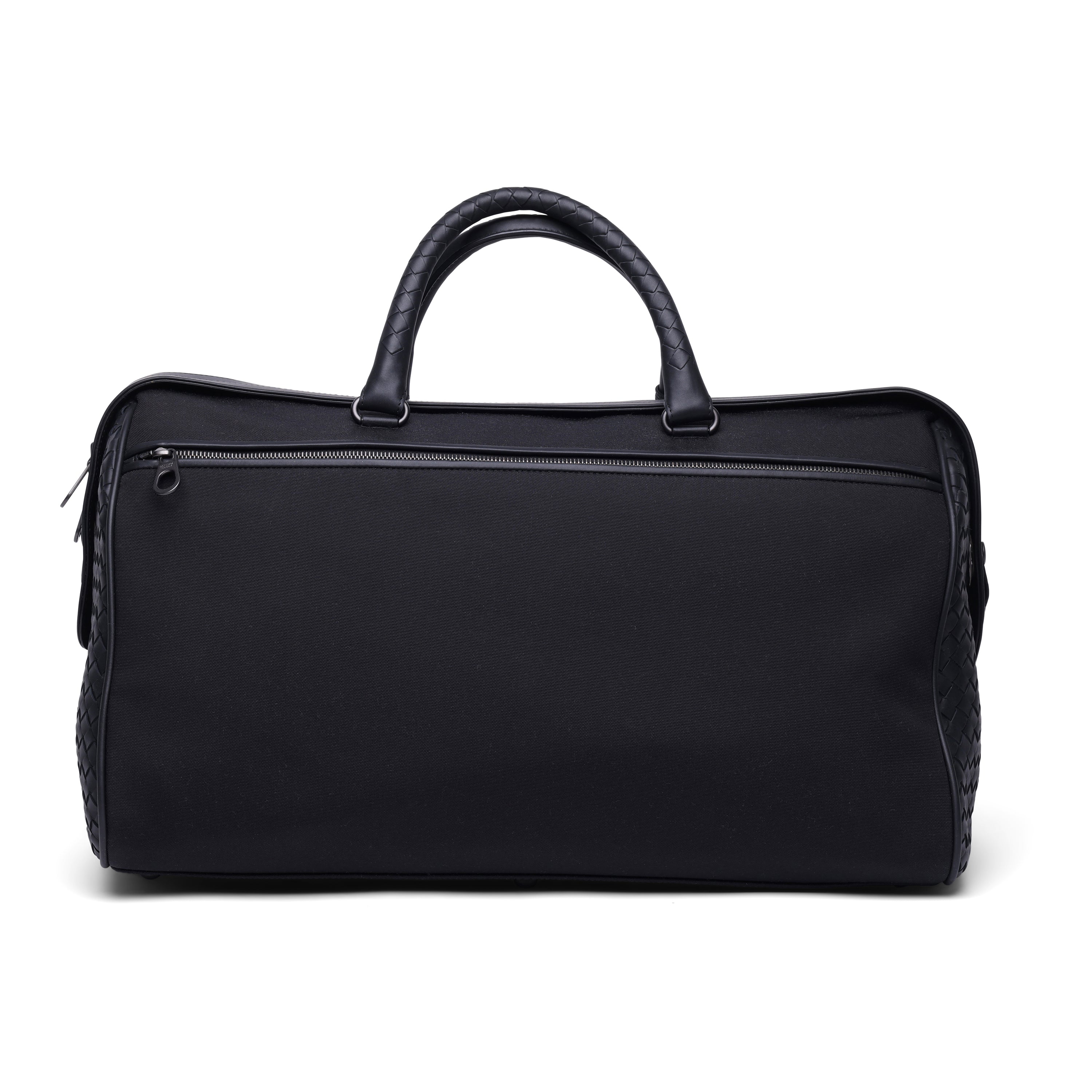 Bottega Veneta Bottega Veneta High Tech Canvas & Intrecciato Duffel Bag