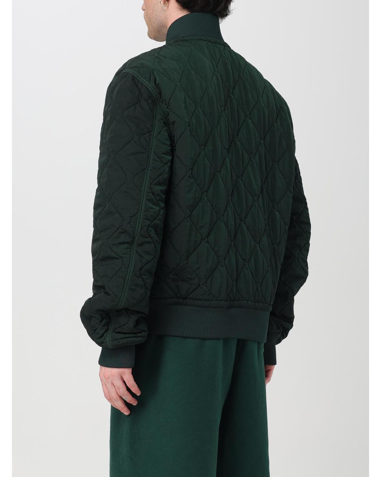 Burberry Quilted Bomber Jacket Men Forest Green