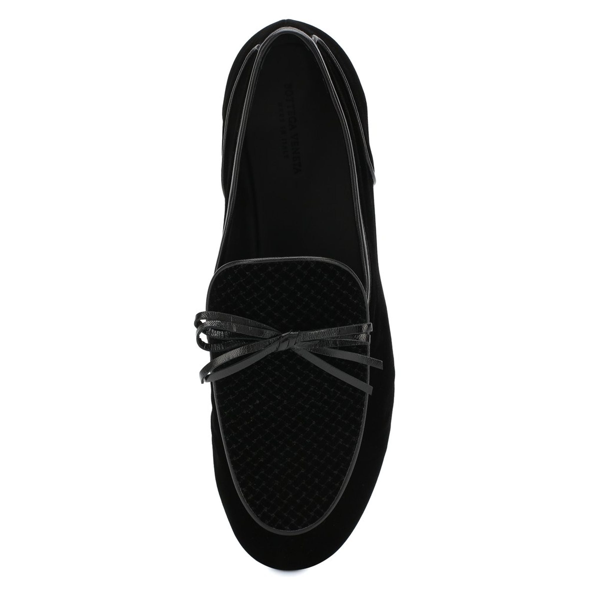 Bottega Veneta Trinity Intrecciato Velvet Loafers