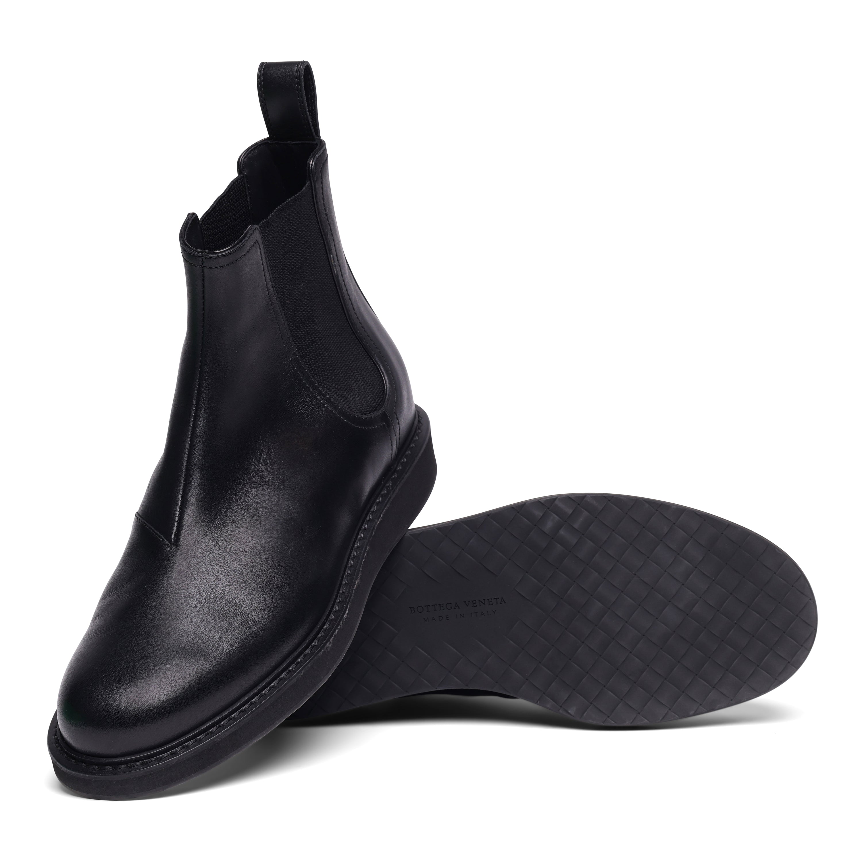 Bottega Veneta Bottega Veneta Men's Leather Combat Boots