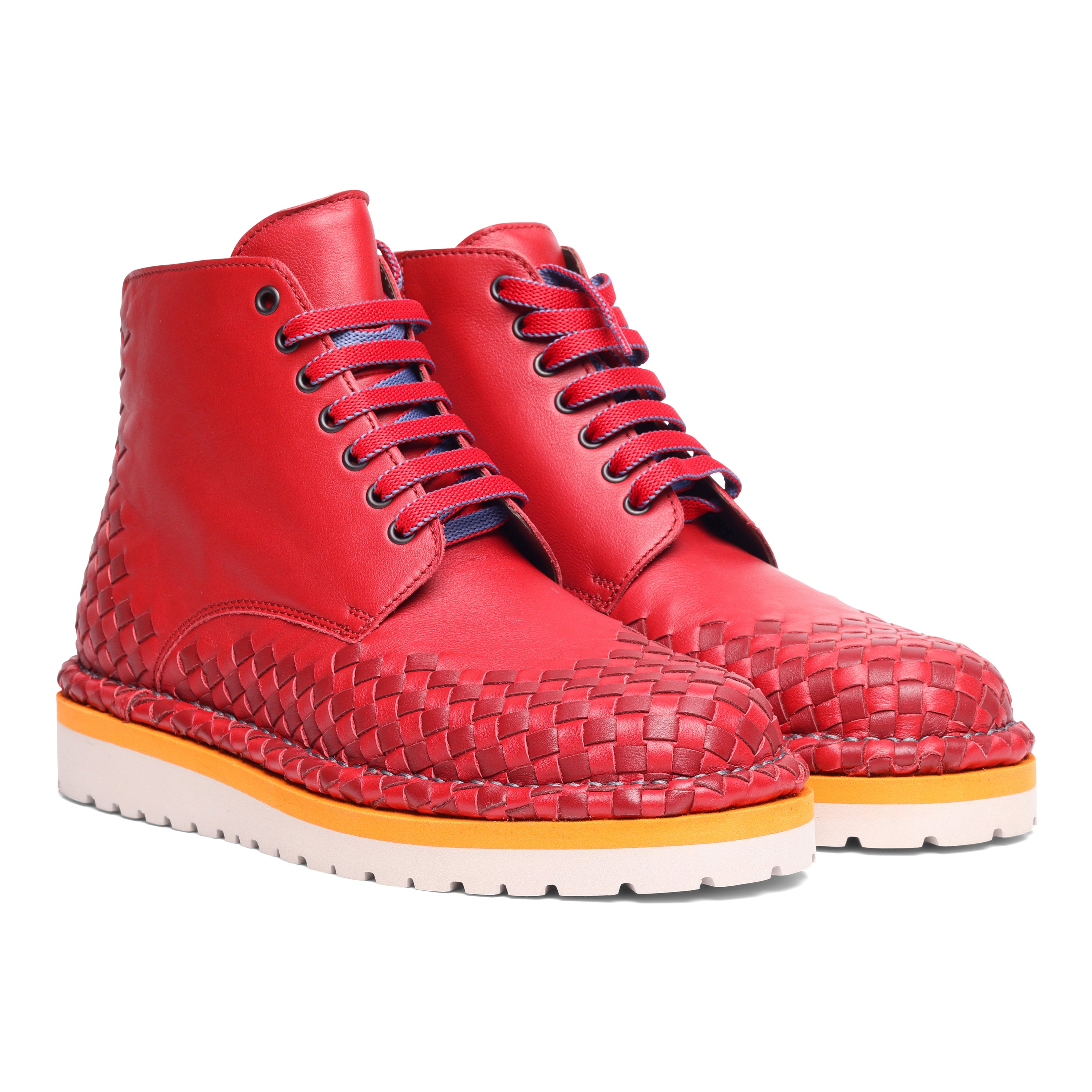 Bottega Veneta Bottega Veneta Intrecciato Combat Boots