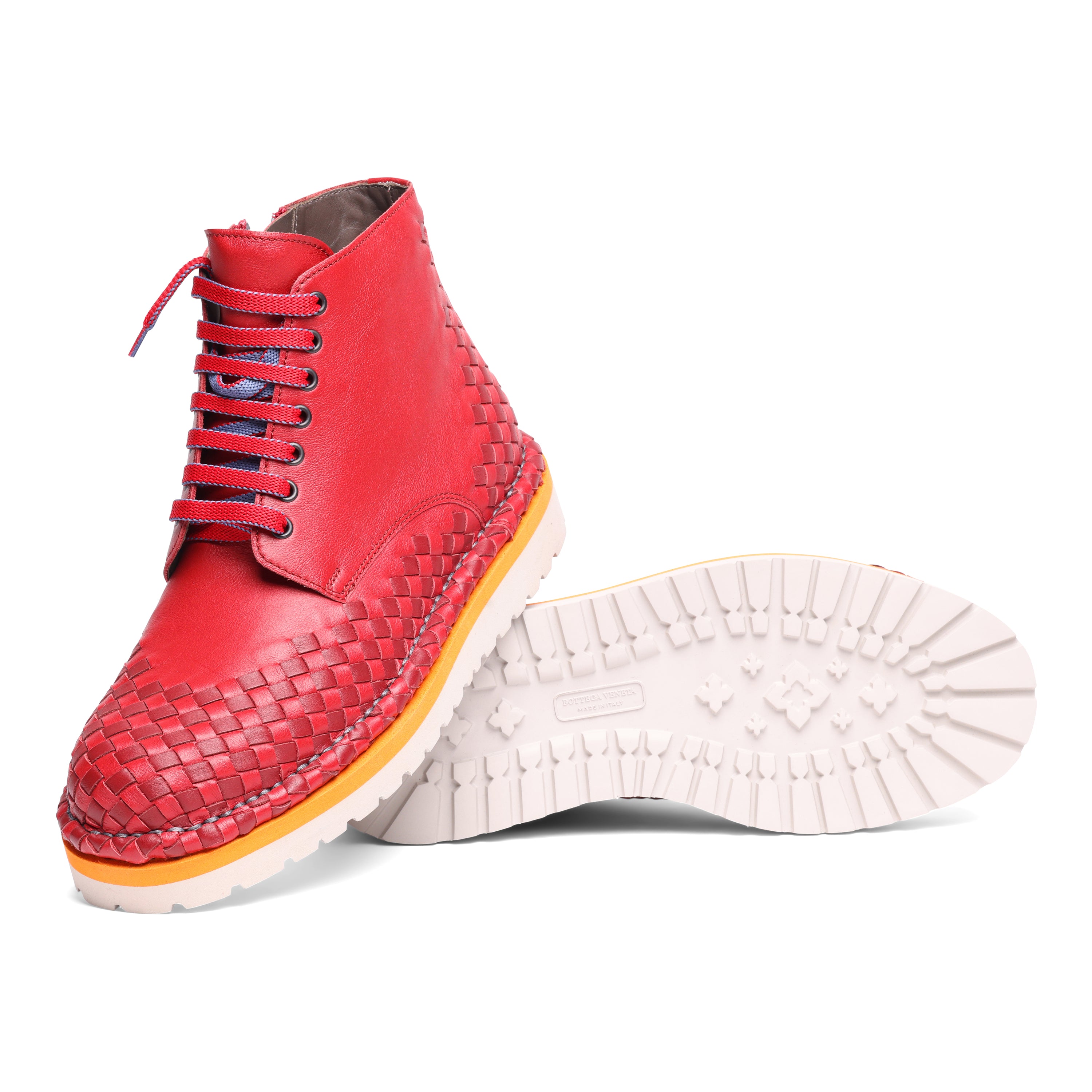 Bottega Veneta Bottega Veneta Intrecciato Combat Boots
