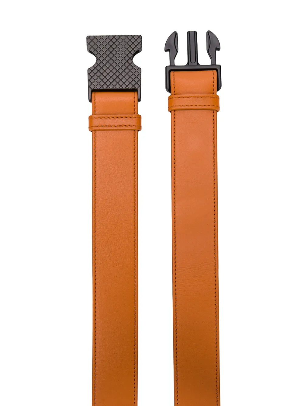 Bottega Veneta Cintura Leather Belt with Quick-Release Buckle