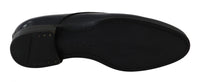Dolce & Gabbana Dolce & Gabbana Blue Leather Dress Derby Formal Mens Men's Shoes