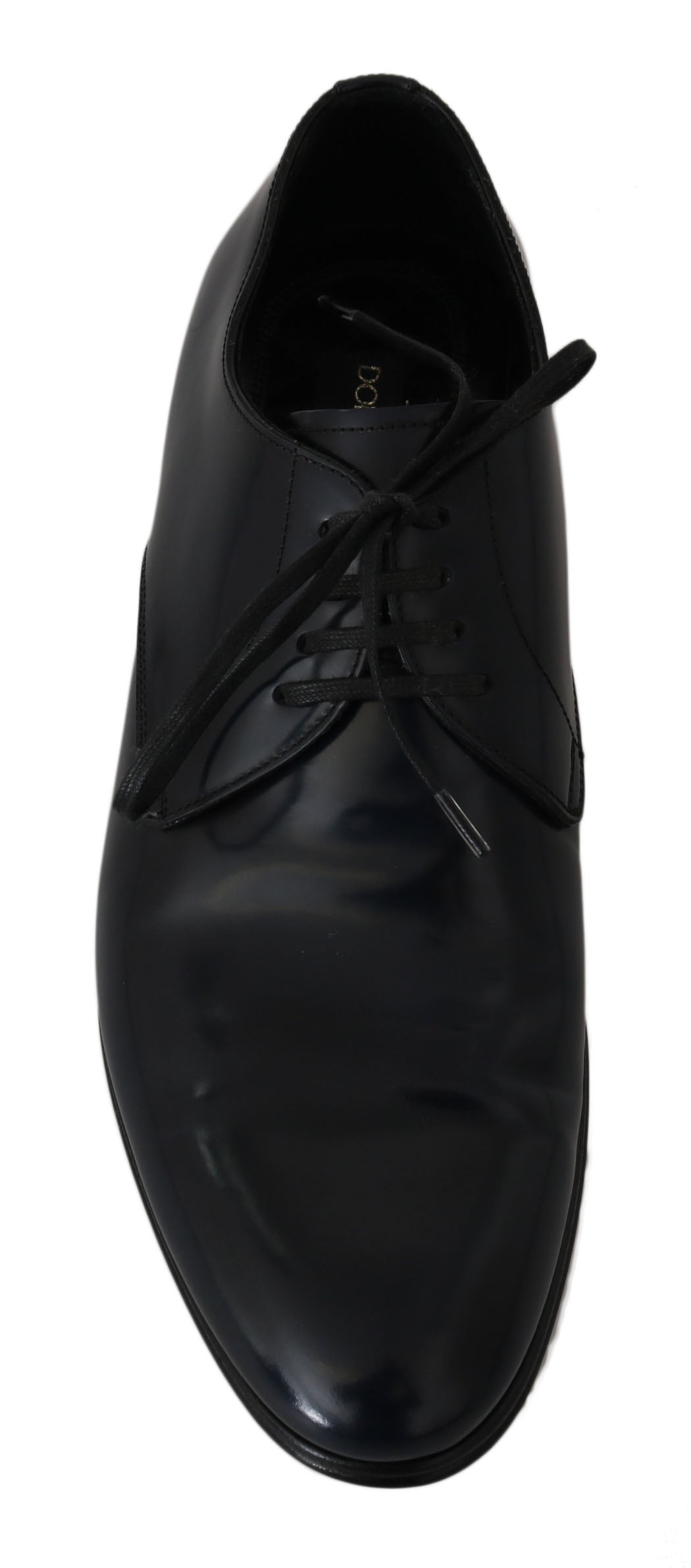 Dolce & Gabbana Dolce & Gabbana Blue Leather Dress Derby Formal Mens Men's Shoes