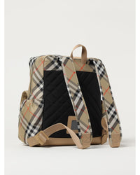 Burberry Nova Check Diaper Backpack Kids Beige Duffel Bags
