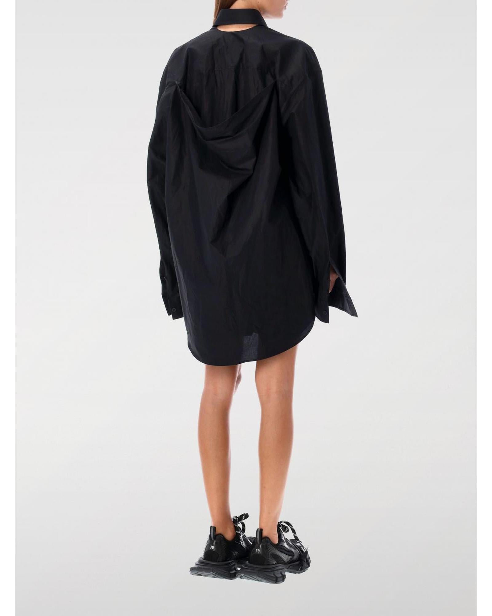 ワンピース BALENCIAGA Woman Dress Black 809049 TNM60 1000 Women's Twisted Slip Dress in Black | Balenciaga NL