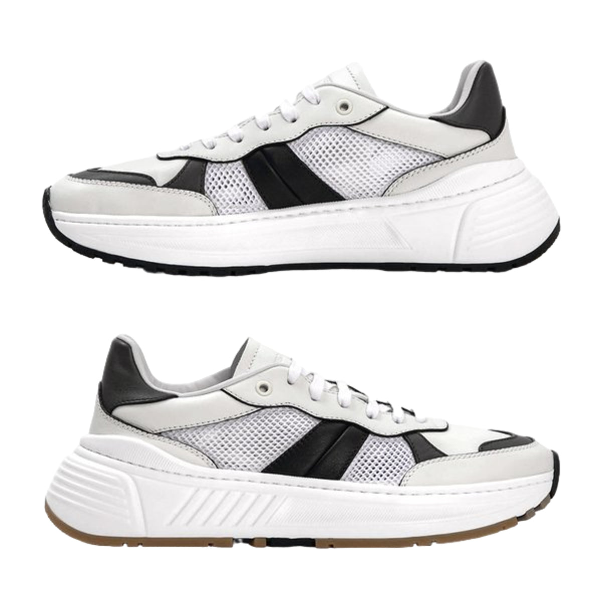 Bottega Veneta Speedster Athletic Sneakers White/Black