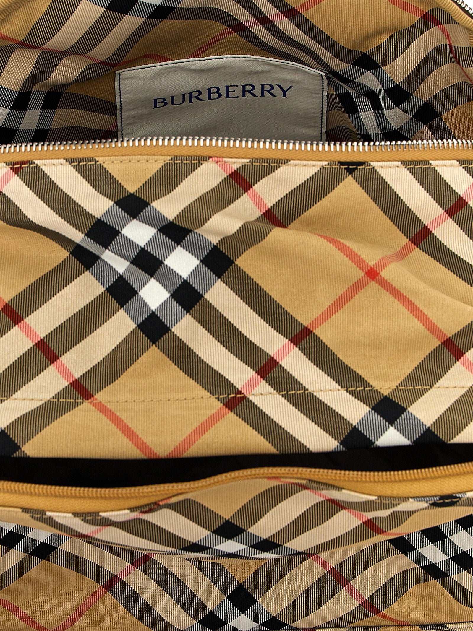 BURBERRY Burberry Men Check Backpack