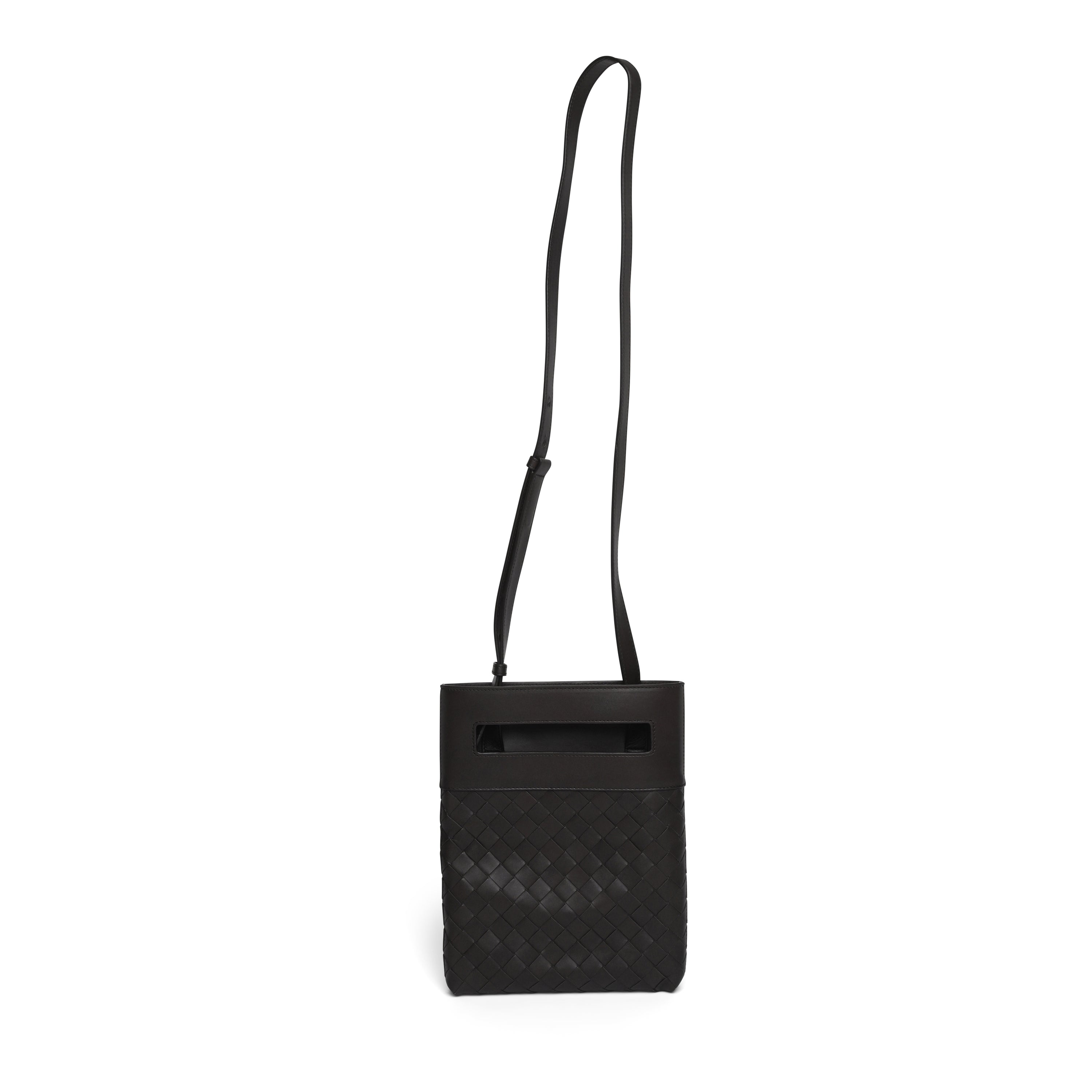 Bottega Veneta Bottega Veneta Intrecciato Small Leather Cross-Body Bag