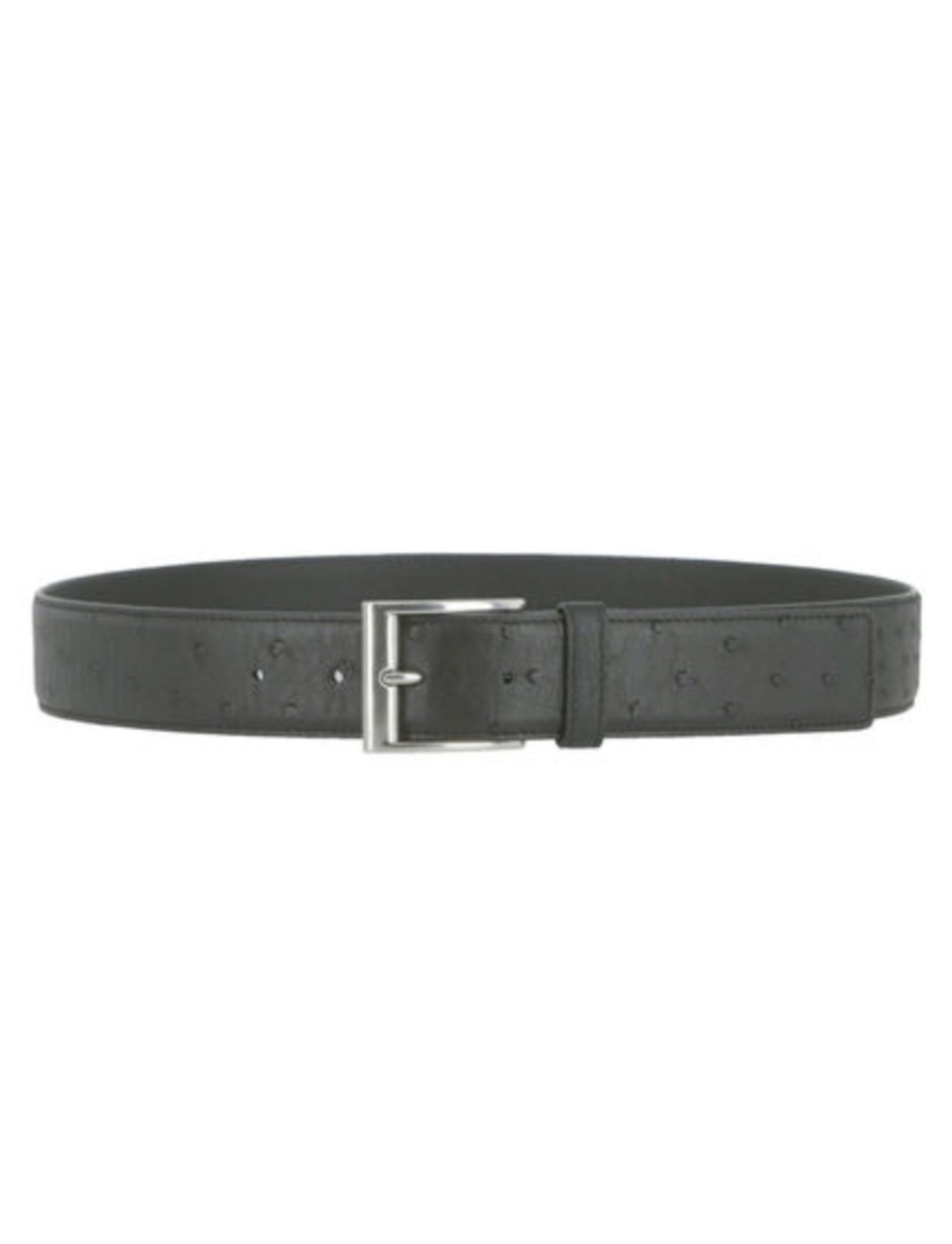 Bottega Veneta Leather Belt in Black