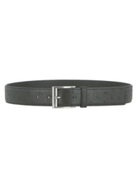 Bottega Veneta Leather Belt in Black