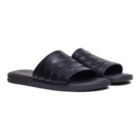 Bottega Veneta Intrecciato Slide Sandals 41 Black