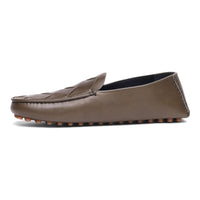 Bottega Veneta Bottega Veneta Leather Intrecciato Driving Slippers