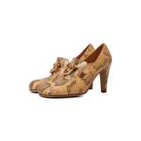 Bottega Veneta 90Mm Python-Print Pumps