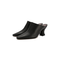 Bottega Veneta Chunky-Heel Almond-Toe Mules