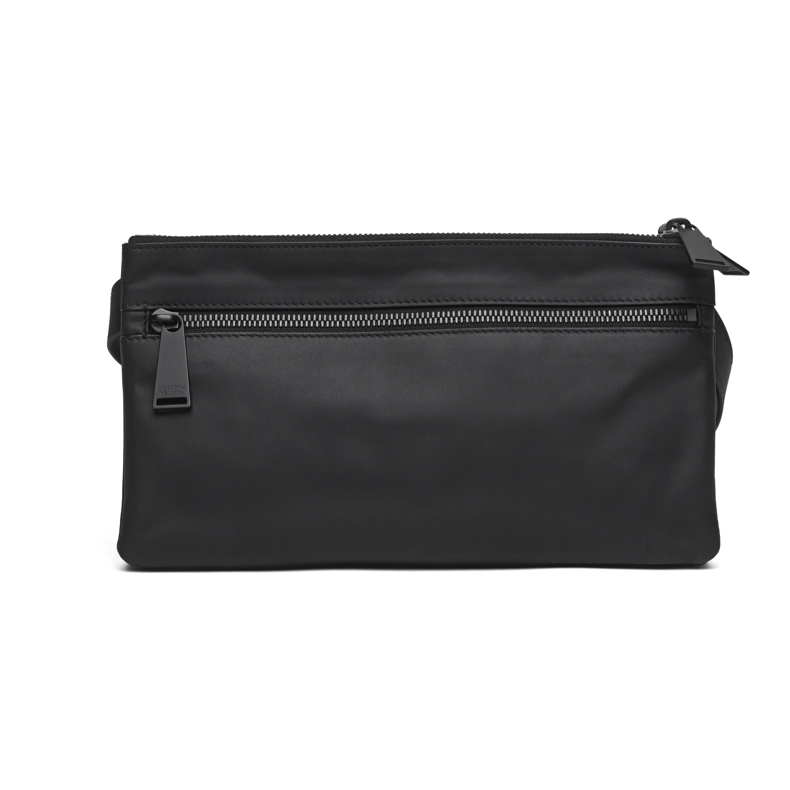 Bottega Veneta Leather Messenger Crossbody Bag