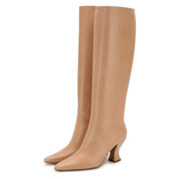 Bottega Veneta Bottega Veneta Almond Toe Leather Boots