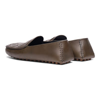 Bottega Veneta Bottega Veneta Leather Intrecciato Driving Slippers