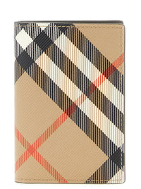 Burberry Men Check Card Holder