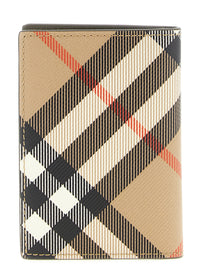 Burberry Men Check Card Holder