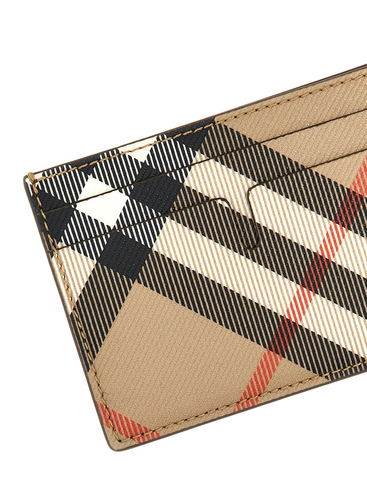 BURBERRY Burberry Men Check Card Holder