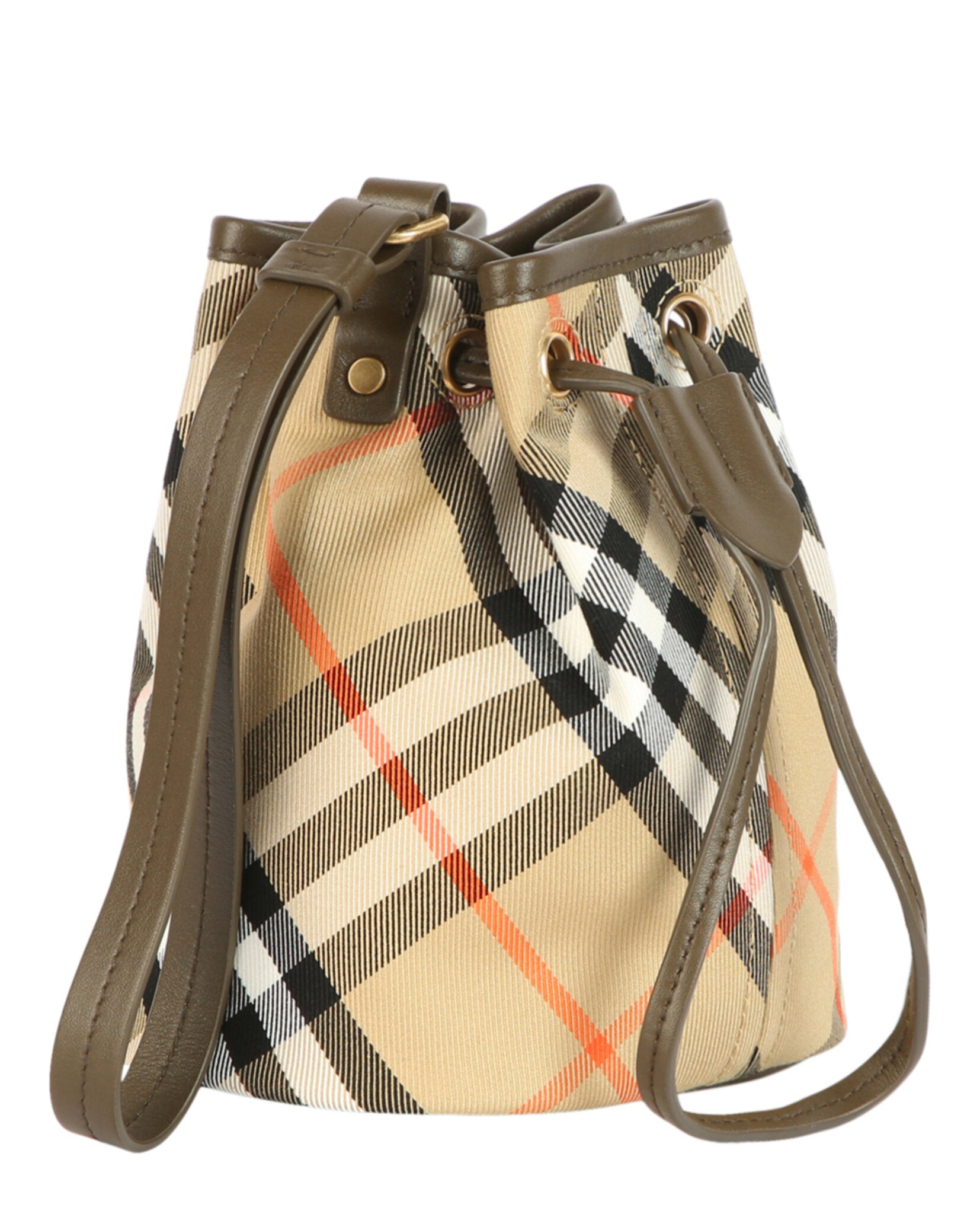 Burberry Womens Check Drawstring Pouch – Bluefly