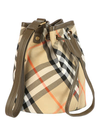 Burberry Burberry Womens Check Drawstring Pouch