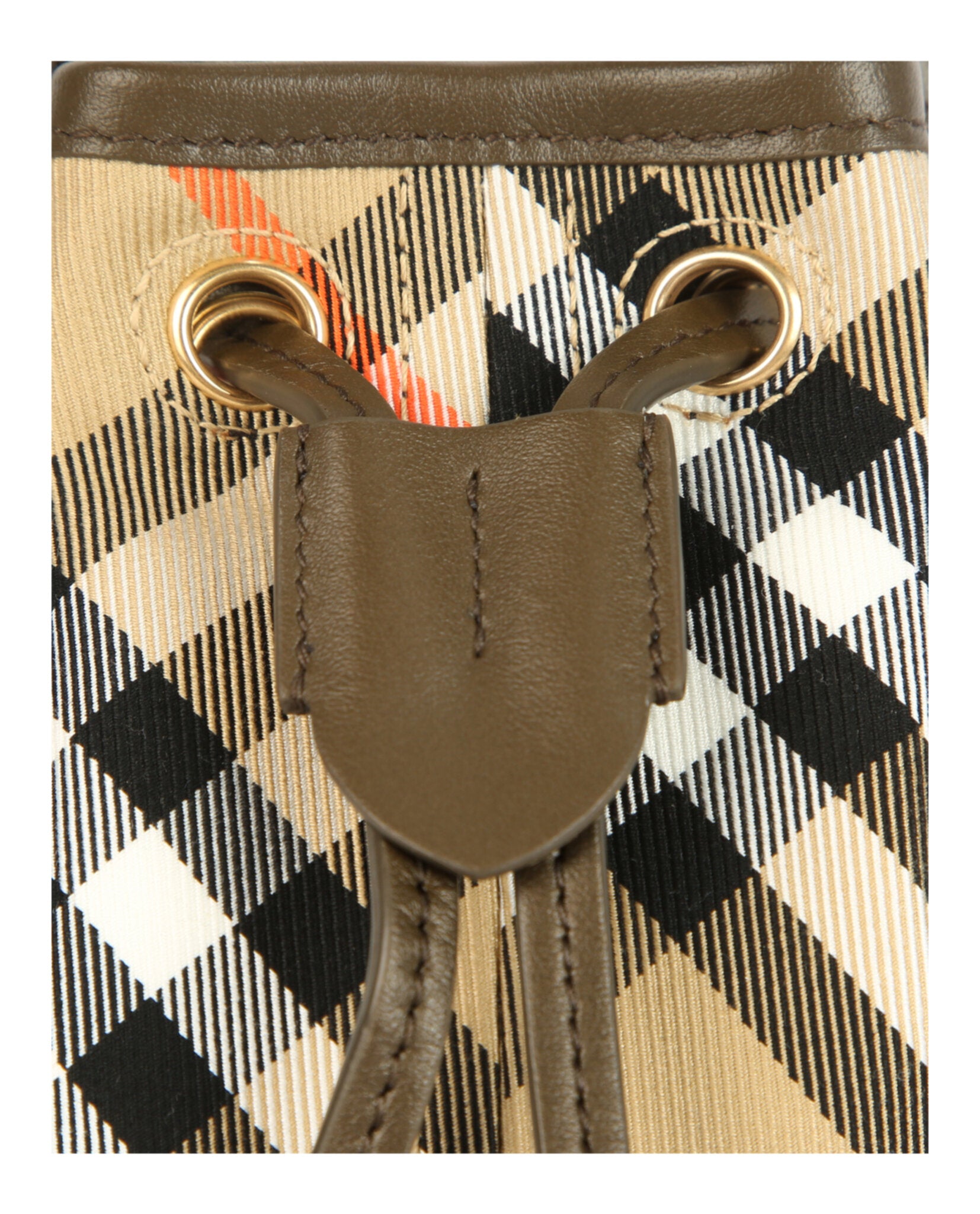 Burberry Burberry Womens Check Drawstring Pouch