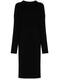 Bottega Veneta Cut-Out Knee-Length Sweater Dress