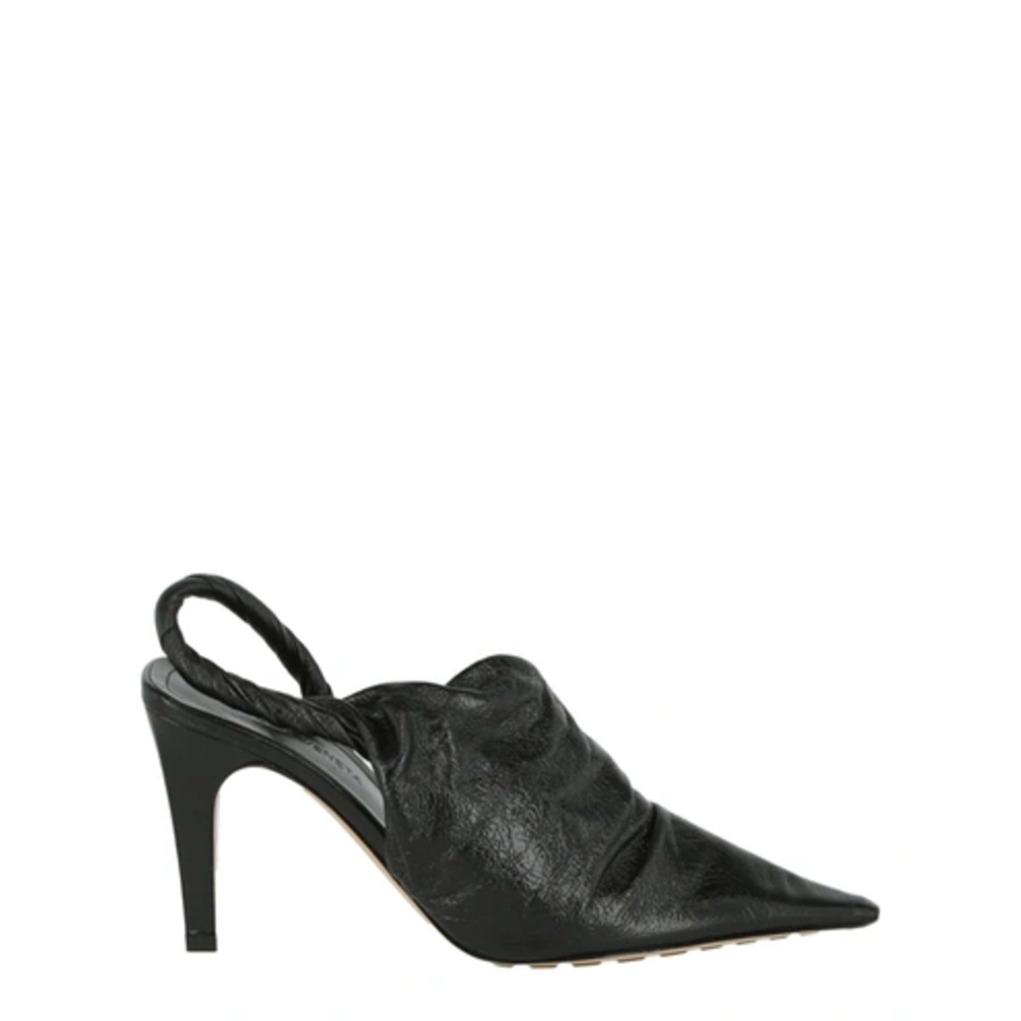 Bottega Veneta Pointed Toe Mules 39.5 Black