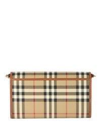 Burberry Womens Hannah Check Wallet-On-Chain