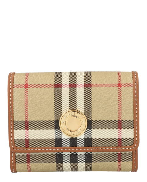 Burberry Womens Lancaster Check Trifold Wallet – Bluefly