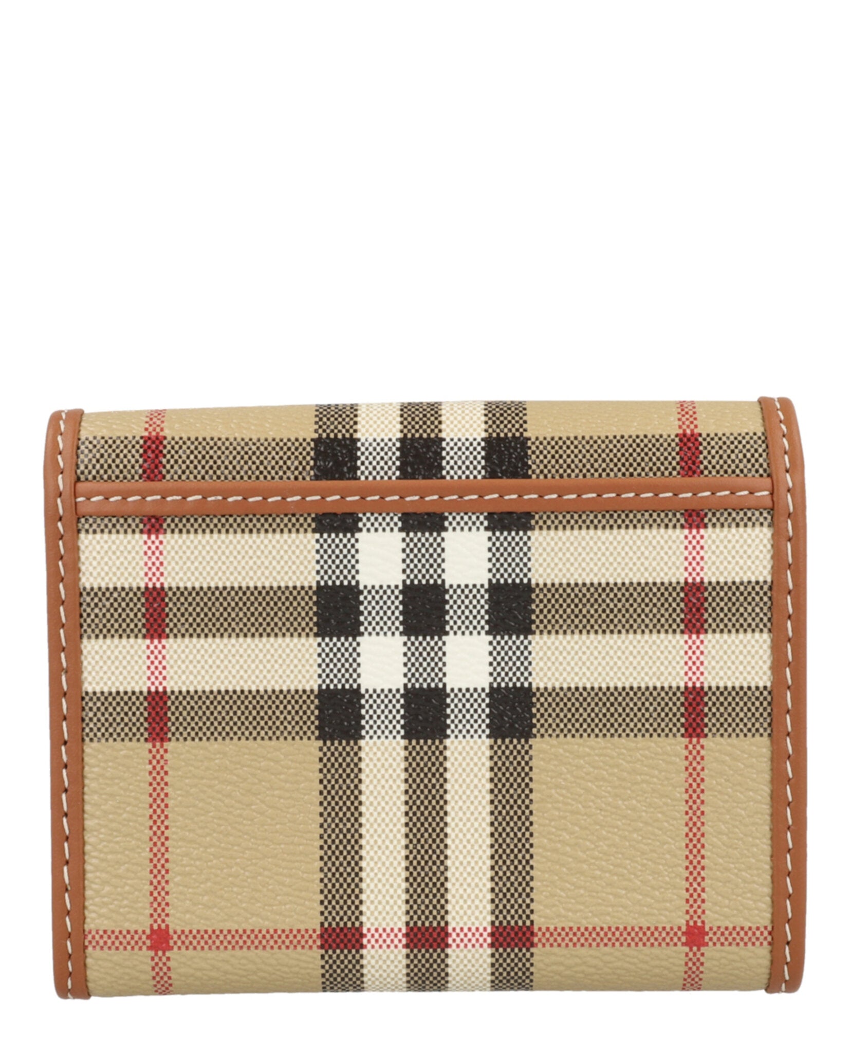 Burberry Burberry Womens Lancaster Check Trifold Wallet