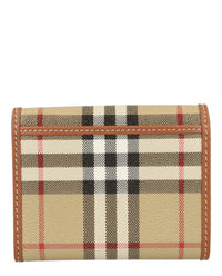 Burberry Burberry Womens Lancaster Check Trifold Wallet