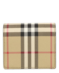 Burberry Womens Small Check Bifold Wallet