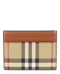 Burberry Womens Sandon Check Card Holder