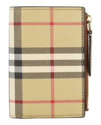 Burberry Burberry Womens LS Small Check Bifold Wallet DFC